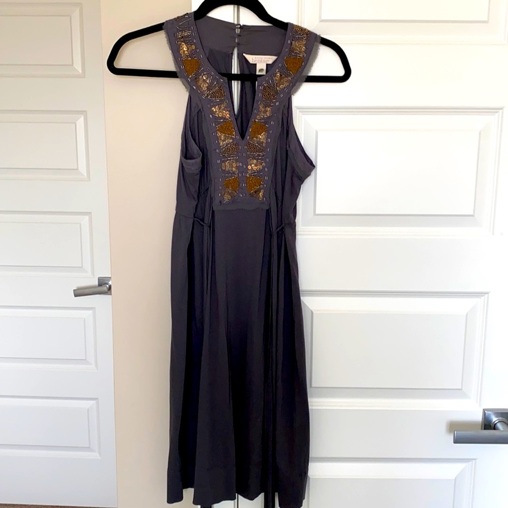 Banana Republic Heritage A-line dress with gorgeous beading detail- size XS
